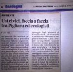 La Nuova Sardegna, 12 aprile 2017