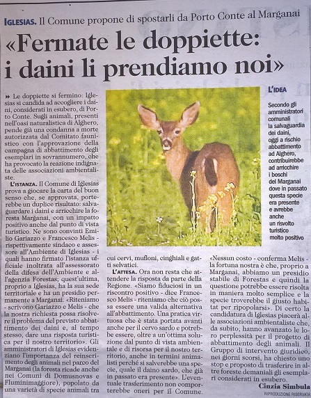 L'Unione Sarda, 14 febbraio 2018 - Copia