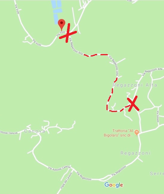 chiudiamo al traffico Via Volti a Torreglia 2