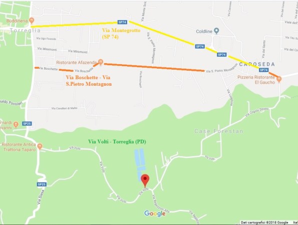 chiudiamo al traffico Via Volti a Torreglia