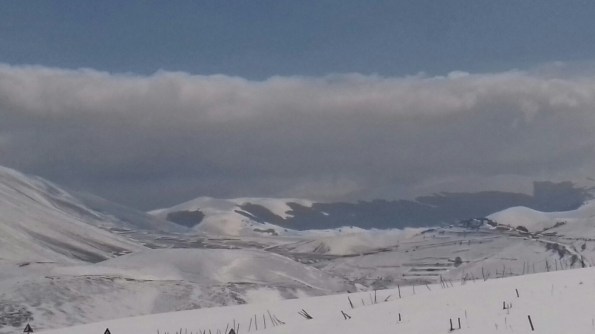Norcia, Piani di Castelluccio, inverno