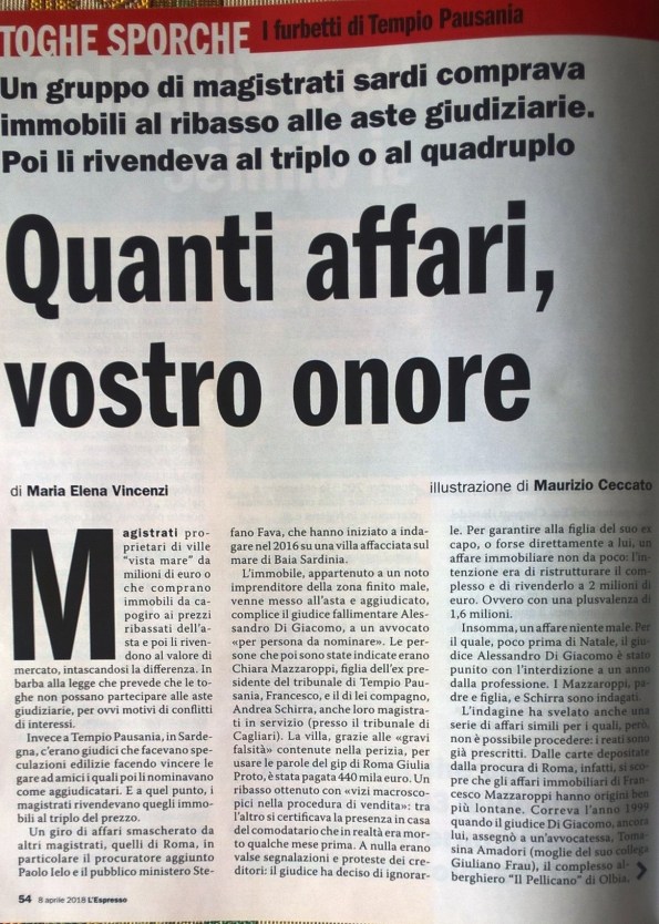 L'Espresso, 8 aprile 2018, 1