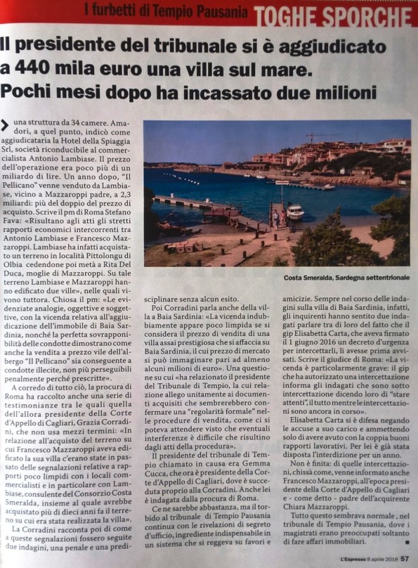 L'Espresso, 8 aprile 2018, 2