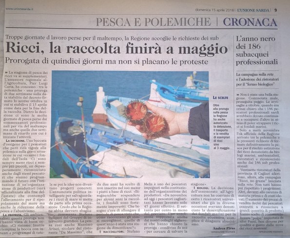 L'Unione Sarda, 15 aprile 2018 - Copia