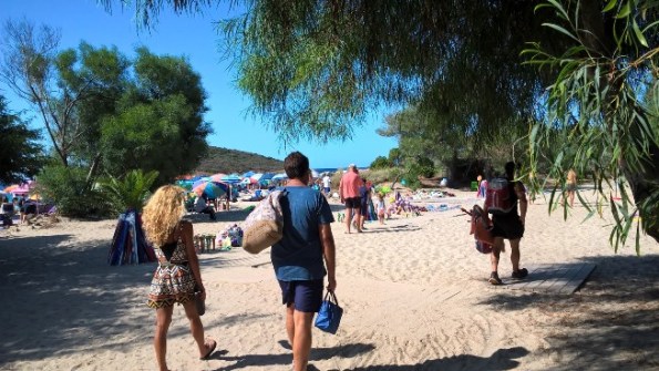 Tuerredda, afflusso nella kasbah